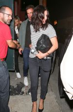 COURTENEY COX Night Out in Beverly Hills 04/09/2018