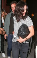 COURTENEY COX Night Out in Beverly Hills 04/09/2018