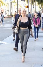 COURTNEY STODDEN Out Shopping in Beverly Hills 04/25/2018