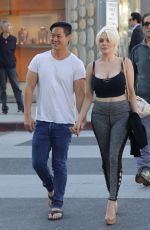 COURTNEY STODDEN Out Shopping in Beverly Hills 04/25/2018