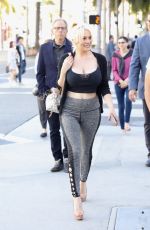COURTNEY STODDEN Out Shopping in Beverly Hills 04/25/2018