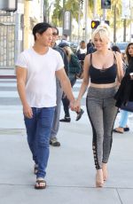 COURTNEY STODDEN Out Shopping in Beverly Hills 04/25/2018