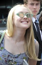 DAKOTA FANNING Arrives at Directors Guild of America in Los Angeles 04/15/2018