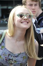 DAKOTA FANNING Arrives at Directors Guild of America in Los Angeles 04/15/2018