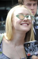DAKOTA FANNING Arrives at Directors Guild of America in Los Angeles 04/15/2018
