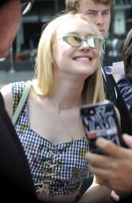 DAKOTA FANNING Arrives at Directors Guild of America in Los Angeles 04/15/2018