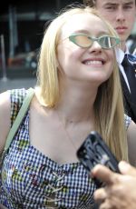 DAKOTA FANNING Arrives at Directors Guild of America in Los Angeles 04/15/2018