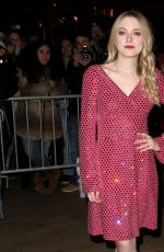 DAKOTA FANNING at Dolce & Gabbana Alta Moda at Lincoln Center in New York 04/08/2018