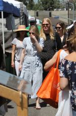 DAKOTA FANNING at Farmers Market in Studio City 04/22/2018