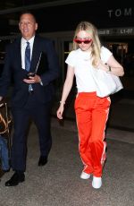 DAKOTA FANNING at Los Angeles International Airport 04/20/2018