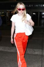 DAKOTA FANNING at Los Angeles International Airport 04/20/2018
