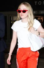 DAKOTA FANNING at Los Angeles International Airport 04/20/2018
