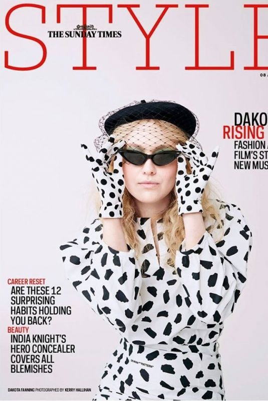 DAKOTA FANNING for Sunday Times Style, April 2018