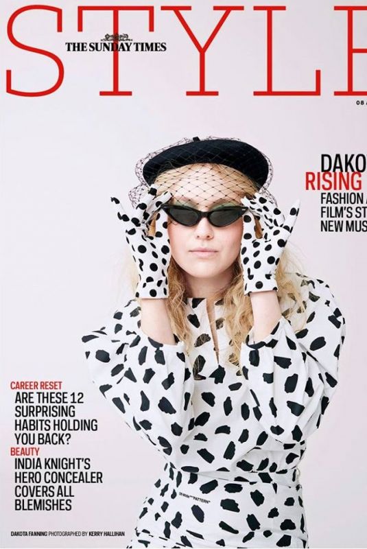 DAKOTA FANNING for Sunday Times Style, April 2018