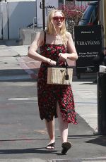 DAKOTA FANNING Out and About in Beverly Hills 04/23/2018