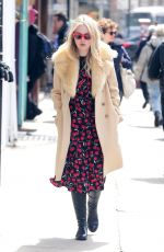 DAKOTA FANNING Out and About in New York 04/09/2018