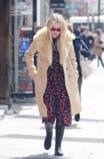 DAKOTA FANNING Out and About in New York 04/09/2018