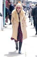 DAKOTA FANNING Out and About in New York 04/09/2018