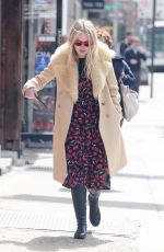 DAKOTA FANNING Out and About in New York 04/09/2018