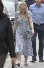DAKOTA FANNING Out and About in Rome 04/16/2018
