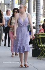 DAKOTA FANNING Out Shopping in Los Angeles 04/21/2018