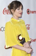 DAKOTA JOHNSON at Big Screen Achievement Awards at Cinemacon in Las Vegas 04/26/2018