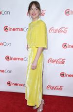 DAKOTA JOHNSON at Big Screen Achievement Awards at Cinemacon in Las Vegas 04/26/2018