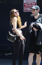 DAKOTA JOHNSON Leaves Yoga Class in Los Angeles 04/23/2018