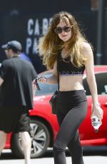 DAKOTA JOHNSON Leaves Yoga Class in Los Angeles 04/23/2018