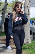 DAKOTA JOHNSON Out for Lunch in Los Angeles 04/05/2018