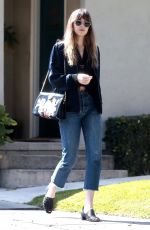 DAKOTA JOHNSON Out Shopping in Los Angeles 04/04/2018