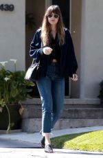 DAKOTA JOHNSON Out Shopping in Los Angeles 04/04/2018