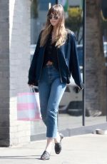 DAKOTA JOHNSON Out Shopping in Los Angeles 04/04/2018