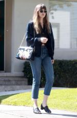 DAKOTA JOHNSON Out Shopping in Los Angeles 04/04/2018