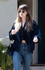 DAKOTA JOHNSON Out Shopping in Los Angeles 04/04/2018