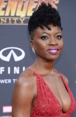 DANAI GURIRA at Avengers: Infinity War Premiere in Los Angeles 04/23/2018
