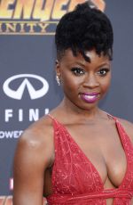 DANAI GURIRA at Avengers: Infinity War Premiere in Los Angeles 04/23/2018
