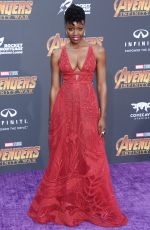 DANAI GURIRA at Avengers: Infinity War Premiere in Los Angeles 04/23/2018