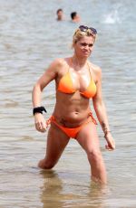 DANIELLA WESTBROOK in Bikini on the Beach in Marbella 04/24/2018