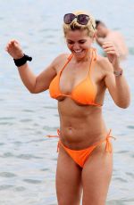 DANIELLA WESTBROOK in Bikini on the Beach in Marbella 04/24/2018
