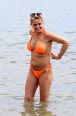 DANIELLA WESTBROOK in Bikini on the Beach in Marbella 04/24/2018