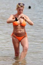 DANIELLA WESTBROOK in Bikini on the Beach in Marbella 04/24/2018