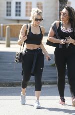 DANIELLE ARMSTRONG and LAUREN GOODGER Leaves Gym 04/18/2018