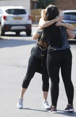 DANIELLE ARMSTRONG and LAUREN GOODGER Leaves Gym 04/18/2018