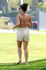 DANIELLE LLOYD in Bikini Top on Vacation in Spain 04/16/2018
