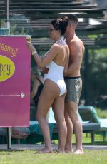 DANIELLE LLOYD in Swimsuit on Holiday in Dubai 04/02/2018