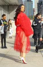 DASCHA POLANCO Out and About in New York 04/21/2018