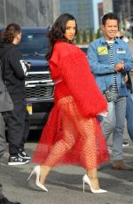 DASCHA POLANCO Out and About in New York 04/21/2018