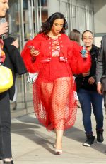 DASCHA POLANCO Out and About in New York 04/21/2018