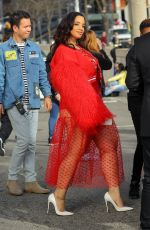 DASCHA POLANCO Out and About in New York 04/21/2018